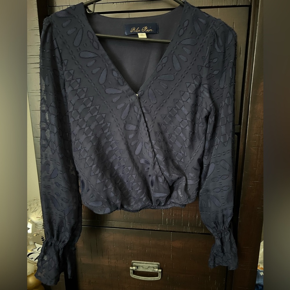 Navy Blue blouse